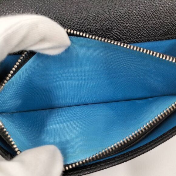 Bvlgari Bifold Long Wallet Leather Black - Picture 8 of 10